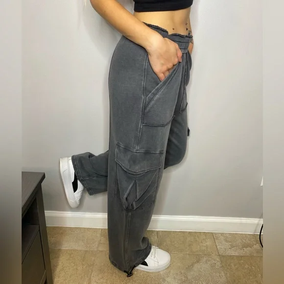 NWOT Vintage Havana Cargo Sweats. - Picture 3 of 10